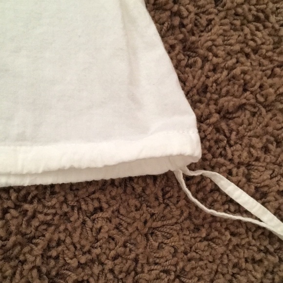 GAP White Pull at Waist Peasant Shirt - XS - Picture 7 of 8